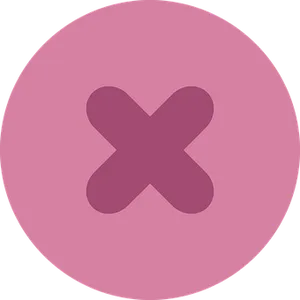 Purple Cross Icon PNG image