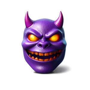 Purple Devil Emoji Png 05252024 PNG image