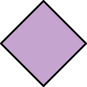 Purple Diamond Shapeon Teal Background PNG image