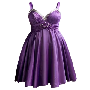 Purple Dress PNG 05062024