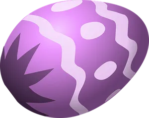 Purple Easter Egg Pattern Graphic PNG image