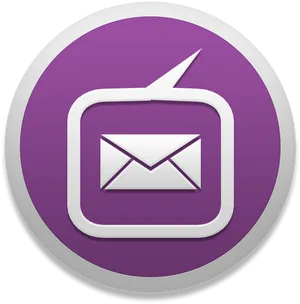 Purple Email App Icon PNG