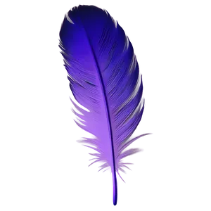 Purple Feather PNG Dqu
