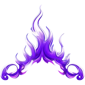 Purple Fire Border Png 06252024 PNG image