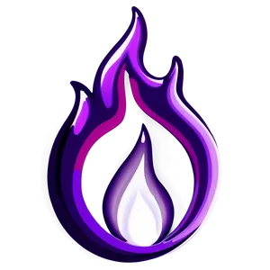Purple Flame Clipart PNG Vmy