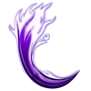 Purple Flame Illustration PNG 06272024