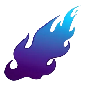 Purple Flame Silhouette PNG 06272024