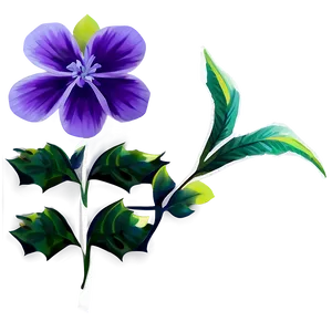 Purple Floral PNG Rpm
