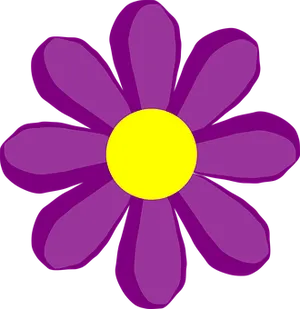 Purple Flower Illustration
