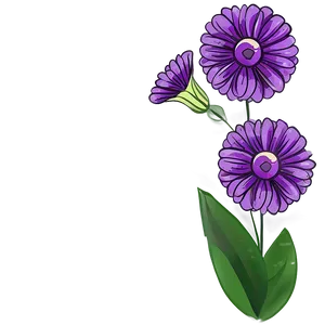 Purple Flower PNG 72