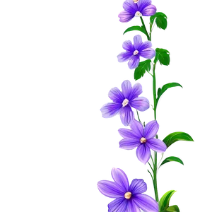 Purple Flower PNG Qlh63