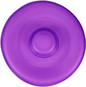 Purple Frisbee Top View PNG image