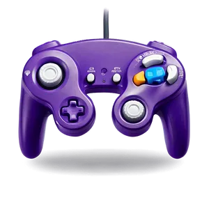 Purple Gamecube Console Png Grg PNG image