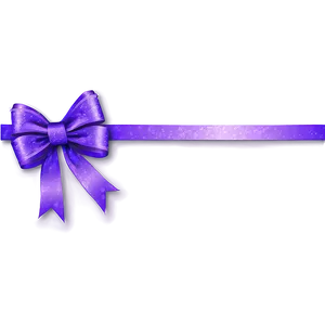 Purple Gift Bow Png 05042024 PNG image