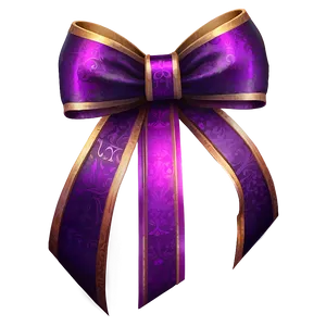 Purple Gift Bow Png 91 PNG image