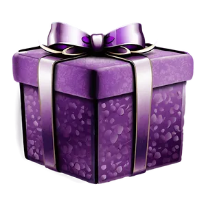 Purple Gift Box PNG 05252024 PNG