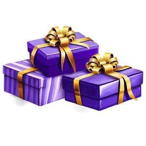 Purple Gift Box PNG 82 PNG
