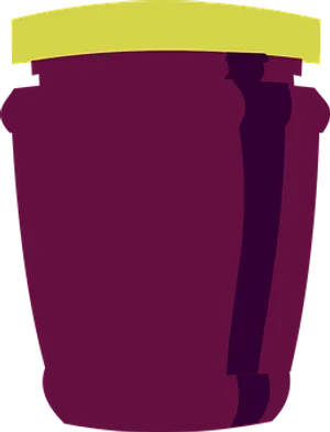 Purple Glass Vector Illustration