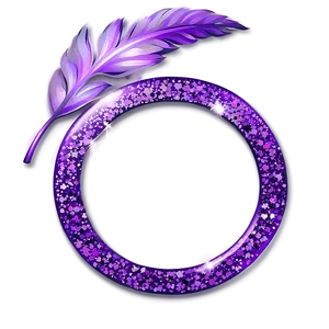 Purple Glitter Background PNG 05062024