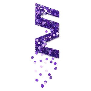 Purple Glitter Confetti PNG Hko54 PNG