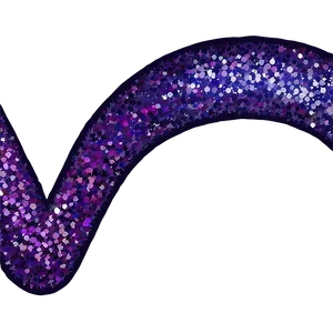 Purple Glitter Crescent Png Ebd PNG image