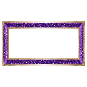 Purple Glitter Frame Png Oux60 PNG image