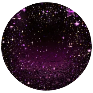 Purple Glitter Galaxy PNG 06252024 PNG