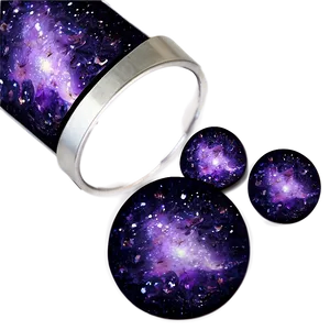 Purple Glitter Galaxy PNG Sjc59 PNG