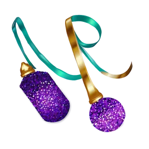 Purple Glitter Overlay PNG 30