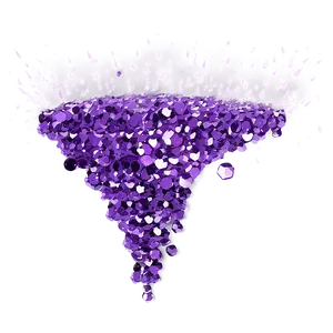 Purple Glitter Rain PNG 96 PNG