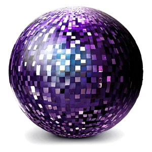 Purple Glitter Sphere Png 06252024 PNG image