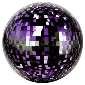 Purple Glitter Sphere Png 4 PNG image