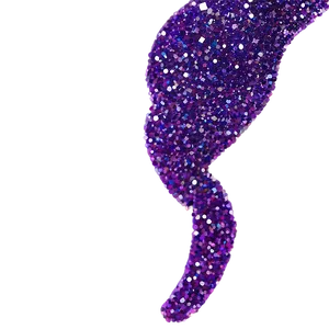 Purple Glitter Strand PNG Qrn