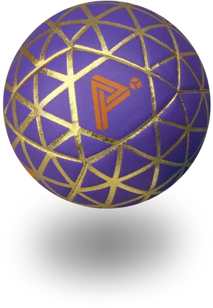 Purple Golden Penrose Sphere Shadow.png PNG image