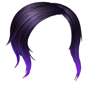 Purple Hair Emo Teen Character PNG Mcu PNG