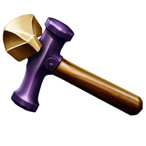 Purple Hammer Png 96 PNG image