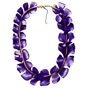 Purple Hawaiian Lei Png 45 PNG image