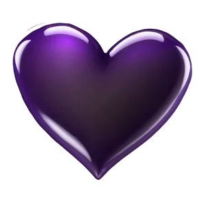 Purple Heart Emoji Transparent Design Mmv PNG