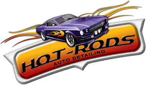 Purple Hot Rods Auto Detailing Logo