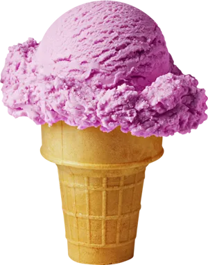 Purple Ice Cream Cone.png PNG image