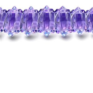Purple Ice Crystal Border PNG 06262024