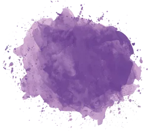 Purple Ink Splash Abstract
