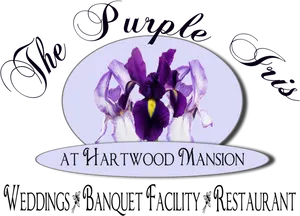 Purple Iris Hartwood Mansion Logo PNG image