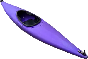 Purple Kayak Isolated PNG image