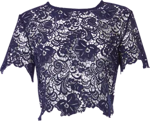 Purple Lace Blouse Design PNG image