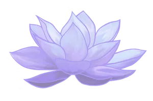 Purple Lotus Flower Artwork PNG image