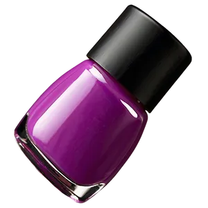 Purple Nail Polish Bottle PNG 06292024