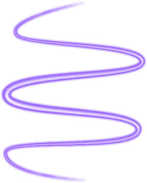 Purple Neon Spiral Line PNG image