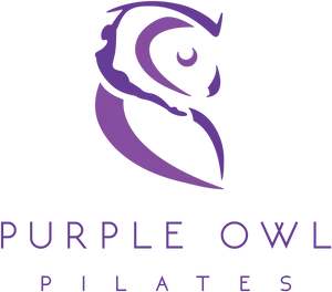 Purple Owl Pilates Logo PNG image