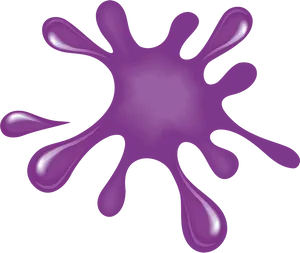 Purple Paint Splatter Graphic PNG image